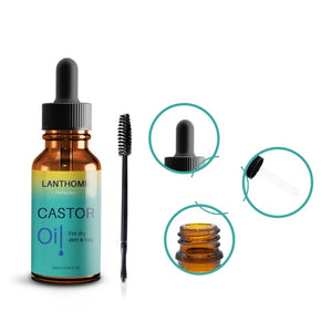 Pure Castor Oil For Hair Growth and Eyelashes